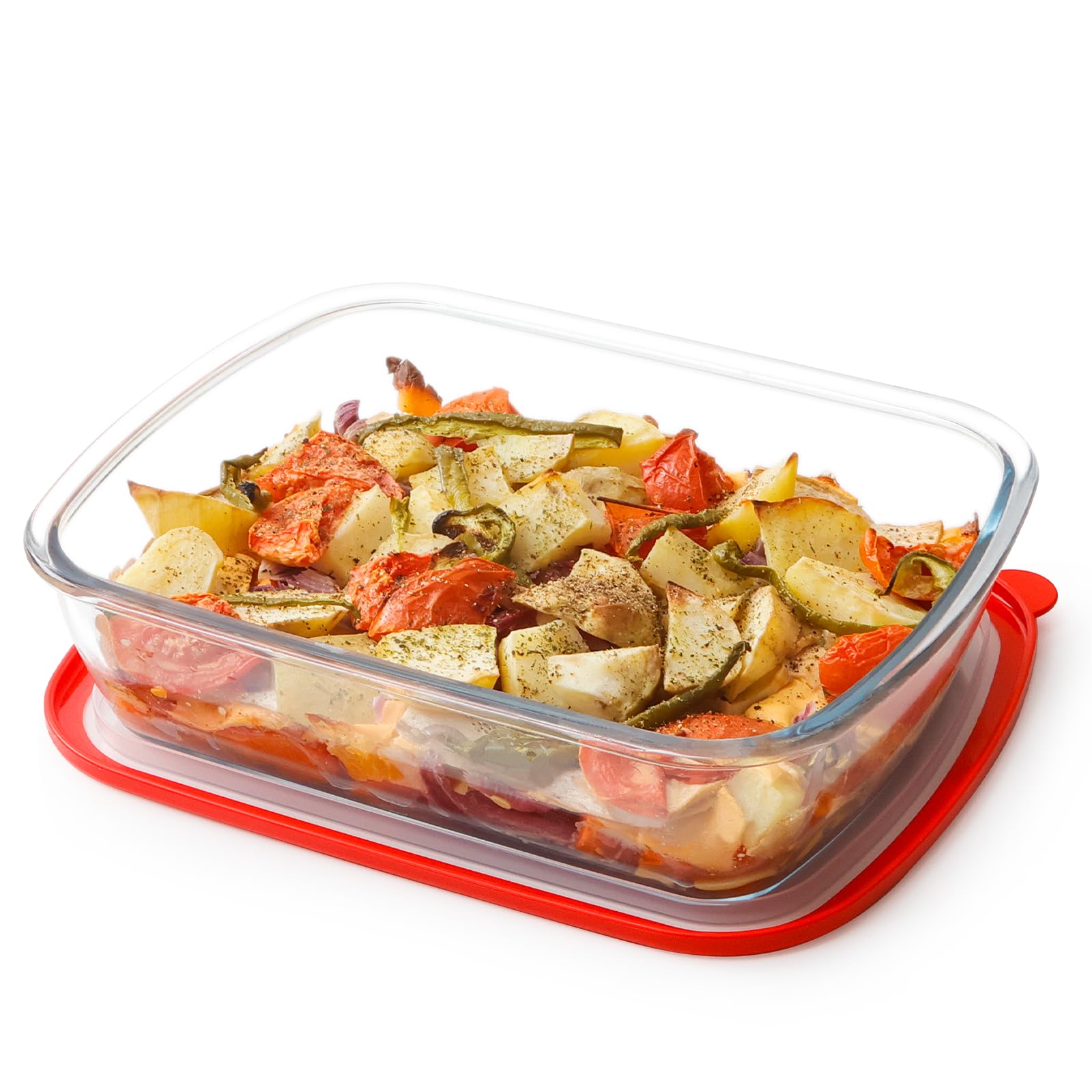 Amazon.com: NUTRIUPS 9x11-Inch, 3 QT Rectangle Glass Baking Dish